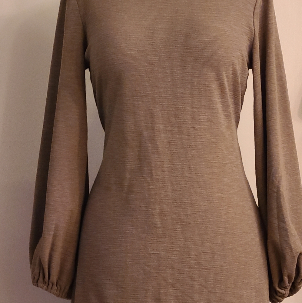 R.Vivmos army green dress size M 8/10 - Picture 3 of 16
